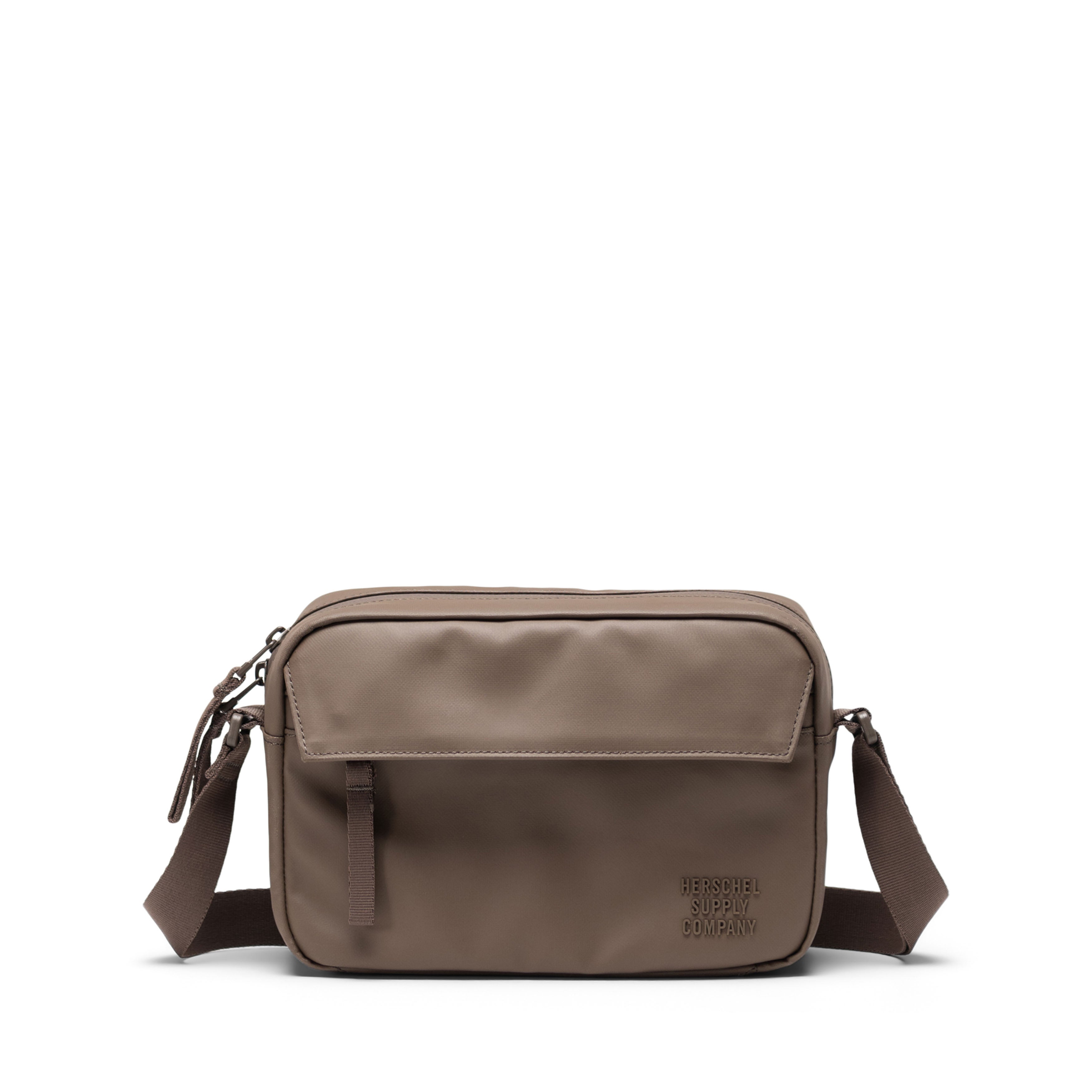 Koyu Kahve Herschel Alberni Suya Dayanıklı Kumaş Çapraz Omuz Çantası,3 L